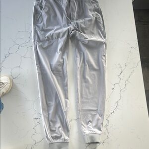 Lululemon Athletica Gray Joggers with Tapered Legs